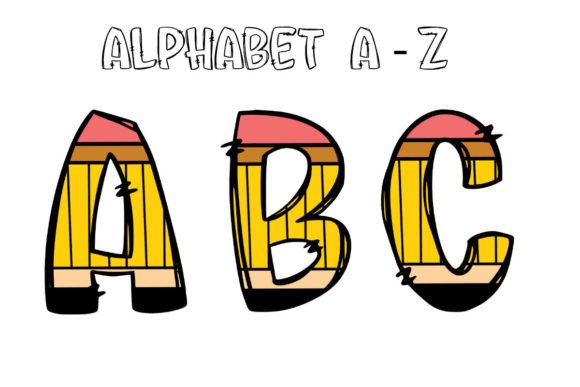 Back to School Alphabet 3: A Creative Asset for Educators and Designers
