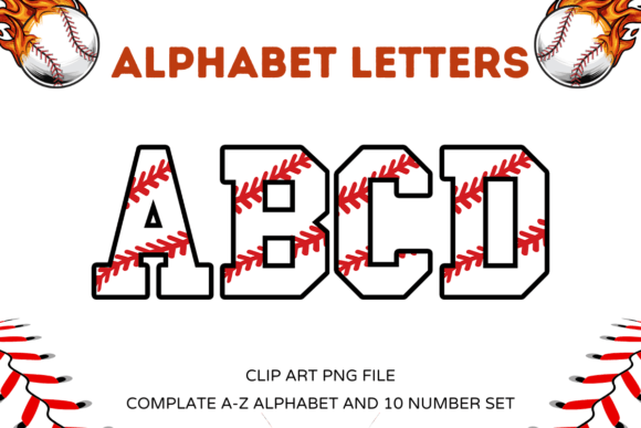 Baseball Alphabet Sport Varsity Letters: A Designer's Guide