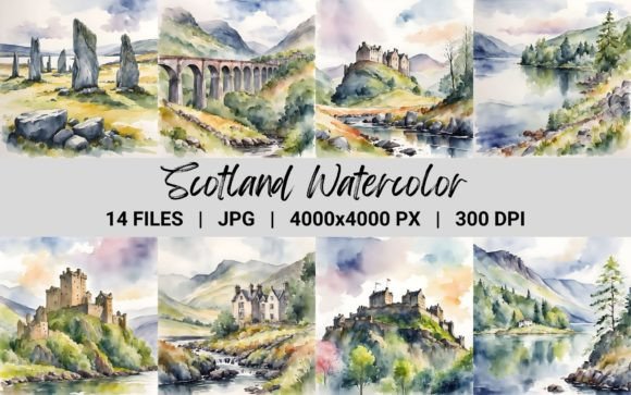 Capturing the Scottish Highlands in Watercolor