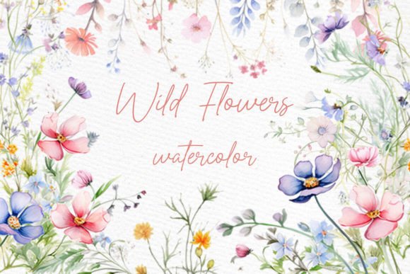 Spring Flowers Png Wild Flowers Clipart for Designers