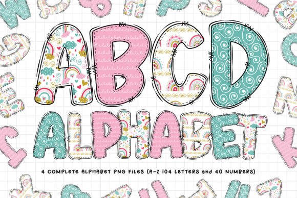 Unleashing Creativity with Rainbows Alphabet Letters Clipart