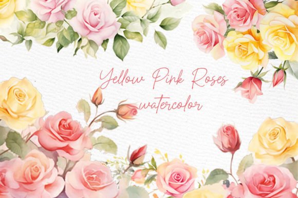 Watercolor Roses Clipart Pink Roses PNG for Elegant Designs