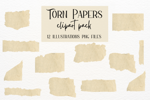 Why Vintage Torn Papers Clipart Works